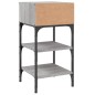 vidaXL Comodino Grigio Sonoma 35x34,5x70 cm in Legno Multistrato vidaXL Comodino Grigio Sonoma 35x34,5x70 cm in Legno Multistrato
