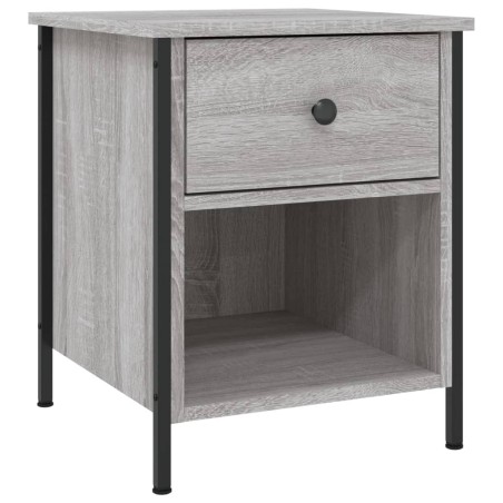 vidaXL Comodino Grigio Sonoma 40x42x50 cm in Legno Multistrato