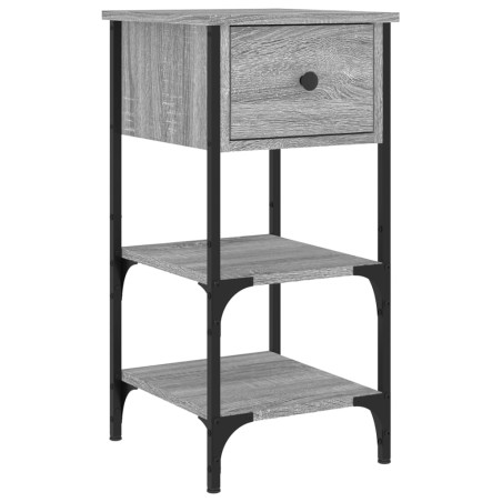 vidaXL Comodino Grigio Sonoma 34x36x70 cm in Legno Multistrato