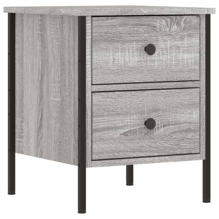 vidaXL Comodino Grigio Sonoma 40x42x50 cm in Legno Multistrato