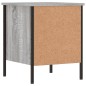 vidaXL Comodino Grigio Sonoma 40x42x50 cm in Legno Multistrato vidaXL Comodino Grigio Sonoma 40x42x50 cm in Legno Multistrato