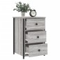 vidaXL Comodino Grigio Sonoma 40x36x60 cm in Legno Multistrato vidaXL Comodino Grigio Sonoma 40x36x60 cm in Legno Multistrato