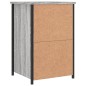 vidaXL Comodino Grigio Sonoma 40x36x60 cm in Legno Multistrato vidaXL Comodino Grigio Sonoma 40x36x60 cm in Legno Multistrato