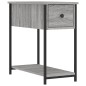 vidaXL Comodino Grigio Sonoma 30x60x60 cm in Legno Multistrato vidaXL Comodino Grigio Sonoma 30x60x60 cm in Legno Multistrato