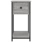 vidaXL Comodino Grigio Sonoma 30x60x60 cm in Legno Multistrato vidaXL Comodino Grigio Sonoma 30x60x60 cm in Legno Multistrato