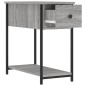vidaXL Comodino Grigio Sonoma 30x60x60 cm in Legno Multistrato vidaXL Comodino Grigio Sonoma 30x60x60 cm in Legno Multistrato