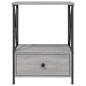 vidaXL Comodino Grigio Sonoma 50x41x65 cm in Legno Multistrato vidaXL Comodino Grigio Sonoma 50x41x65 cm in Legno Multistrato