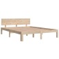 vidaXL Giroletto 150x200 cm 5FT King Size in Legno Massello di Pino vidaXL Giroletto 150x200 cm 5FT King Size in Legno Massello di Pino
