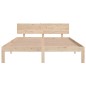 vidaXL Giroletto 150x200 cm 5FT King Size in Legno Massello di Pino vidaXL Giroletto 150x200 cm 5FT King Size in Legno Massello di Pino