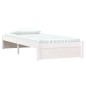 vidaXL Giroletto Bianco 90x190 cm in Legno Massello di Pino vidaXL Giroletto Bianco 90x190 cm in Legno Massello di Pino