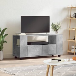 vidaXL Mobile Porta TV Grigio Cemento 102x34,5x43cm Legno Multistrato
