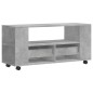 vidaXL Mobile Porta TV Grigio Cemento 102x34,5x43cm Legno Multistrato