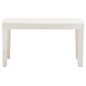 vidaXL Set Salotto da Giardino 3 pz in Plastica Bianco vidaXL Set Salotto da Giardino 3 pz in Plastica Bianco
