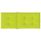 vidaXL Cuscini per Sedie 6 pz Verde Brillante 120x50x3 cm in Tessuto vidaXL Cuscini per Sedie 6 pz Verde Brillante 120x50x3 cm in Tessuto