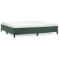 vidaXL Giroletto Verde Scuro 200x200 cm in Velluto