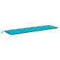 vidaXL Cuscini per Panca da Giardino 2 pz Turchese 200x50x7 cm Tessuto vidaXL Cuscini per Panca da Giardino 2 pz Turchese 200x50x7 cm Tessuto