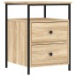 vidaXL Comodino Rovere Sonoma 44x45x60 cm in Legno Multistrato vidaXL Comodino Rovere Sonoma 44x45x60 cm in Legno Multistrato