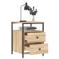vidaXL Comodino Rovere Sonoma 44x45x60 cm in Legno Multistrato vidaXL Comodino Rovere Sonoma 44x45x60 cm in Legno Multistrato