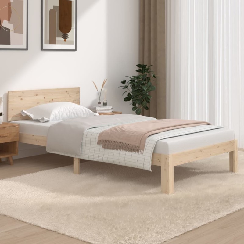 vidaXL Giroletto 100x200 cm in Legno Massello di Pino vidaXL Giroletto 100x200 cm in Legno Massello di Pino