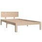 vidaXL Giroletto 100x200 cm in Legno Massello di Pino vidaXL Giroletto 100x200 cm in Legno Massello di Pino