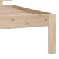 vidaXL Giroletto 100x200 cm in Legno Massello di Pino vidaXL Giroletto 100x200 cm in Legno Massello di Pino