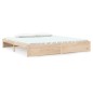 vidaXL Giroletto 200x200 cm in Legno Massello di Pino vidaXL Giroletto 200x200 cm in Legno Massello di Pino