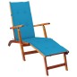 vidaXL Cuscino per Sdraio Blu (75+105)x50x3 cm vidaXL Cuscino per Sdraio Blu (75+105)x50x3 cm