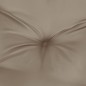 vidaXL Cuscino per Panca Tortora 100x50x7 cm in Tessuto Oxford