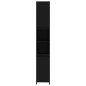 vidaXL Mobile da Bagno Nero 30x30x183,5 cm in Legno Multistrato vidaXL Mobile da Bagno Nero 30x30x183,5 cm in Legno Multistrato