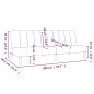 vidaXL Divano Letto a 2 Posti Grigio Scuro Tessuto Microfibra vidaXL Divano Letto a 2 Posti Grigio Scuro Tessuto Microfibra