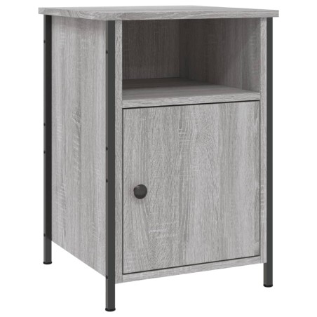 vidaXL Comodino Grigio Sonoma 40x42x60 cm in Legno Multistrato