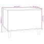 Tavolino Salotto Bianco Lucido 60x44,5x45 cm Legno Multistrato Tavolino Salotto Bianco Lucido 60x44,5x45 cm Legno Multistrato