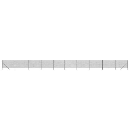vidaXL Recinzione a Rete Antracite 1,8x25 m