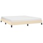 vidaXL Giroletto Crema 160x200 cm in Tessuto