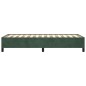 vidaXL Giroletto Verde Scuro 90x190 cm in Velluto vidaXL Giroletto Verde Scuro 90x190 cm in Velluto
