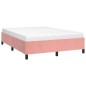 vidaXL Giroletto Rosa 140x200 cm in Velluto vidaXL Giroletto Rosa 140x200 cm in Velluto