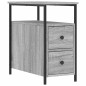vidaXL Comodino Grigio Sonoma 30x60x60 cm in Legno Multistrato vidaXL Comodino Grigio Sonoma 30x60x60 cm in Legno Multistrato
