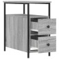 vidaXL Comodino Grigio Sonoma 30x60x60 cm in Legno Multistrato vidaXL Comodino Grigio Sonoma 30x60x60 cm in Legno Multistrato
