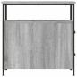 vidaXL Comodino Grigio Sonoma 30x60x60 cm in Legno Multistrato vidaXL Comodino Grigio Sonoma 30x60x60 cm in Legno Multistrato