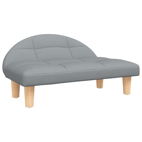 vidaXL Lettino per Cani Grigio Chiaro 70x52x30 cm in Tessuto