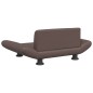 vidaXL Lettino per Cani Marrone 70x45x28 cm in Similpelle vidaXL Lettino per Cani Marrone 70x45x28 cm in Similpelle