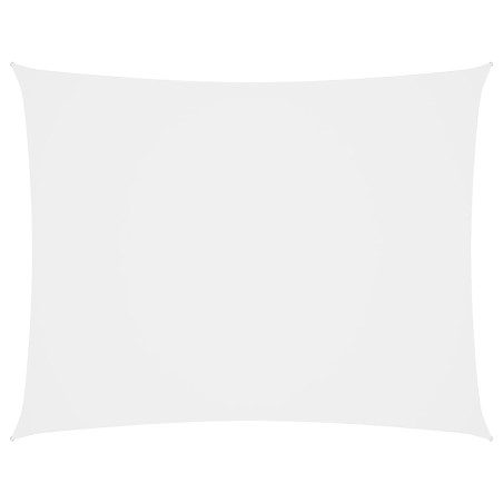vidaXL Parasole a Vela Oxford Rettangolare 2,5x3,5 m Bianco