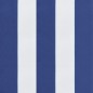 vidaXL Cuscini Sedia Schienale Basso 2pz Strisce Bianche e Blu Tessuto vidaXL Cuscini Sedia Schienale Basso 2pz Strisce Bianche e Blu Tessuto