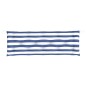 vidaXL Cuscino per Panca Bianco e Blu 150x50x7 cm in Tessuto Oxford