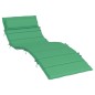 vidaXL Cuscino per Lettino Verde 180x60x3 cm in Tessuto Oxford