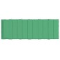 vidaXL Cuscino per Lettino Verde 180x60x3 cm in Tessuto Oxford