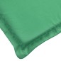 vidaXL Cuscino per Lettino Verde 180x60x3 cm in Tessuto Oxford