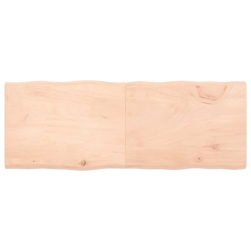 vidaXL Piano per Tavolo 160x60x4 cm in Rovere Non Trattato Bordi Vivi