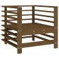 vidaXL Sedie da Giardino con Cuscini 2pz Legno Massello di Pino Miele vidaXL Sedie da Giardino con Cuscini 2pz Legno Massello di Pino Miele