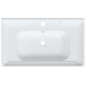 vidaXL Lavandino da Bagno Bianco 81x48x23 cm Rettangolare in Ceramica vidaXL Lavandino da Bagno Bianco 81x48x23 cm Rettangolare in Ceramica